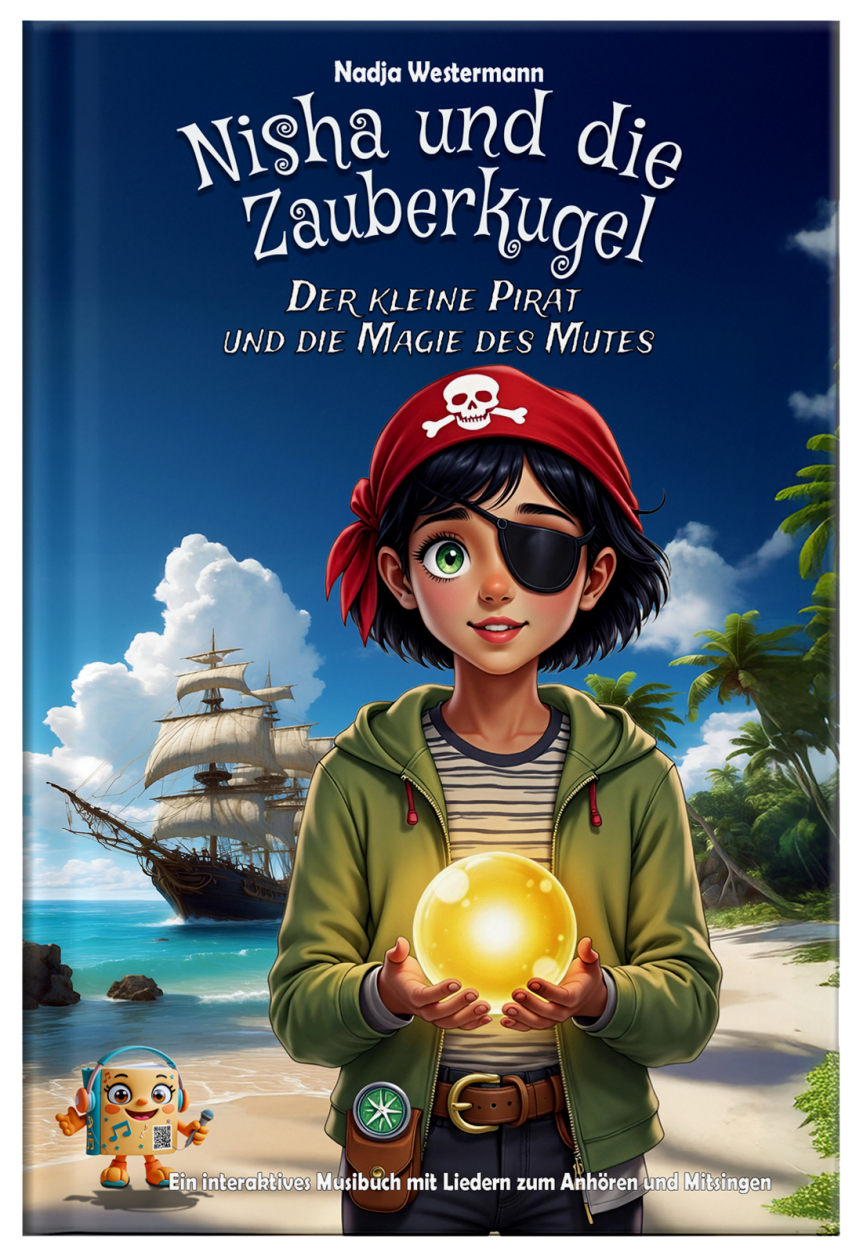 Buchcover Nisha und die Zauberkugel – Der kleine Pirat und die Magie des Mutes